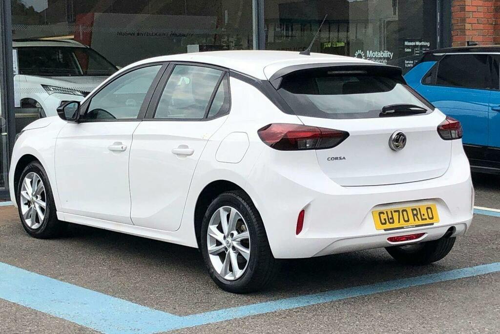 Vauxhall Corsa 1.2 Turbo Se Hatchback GU70RLO White #5