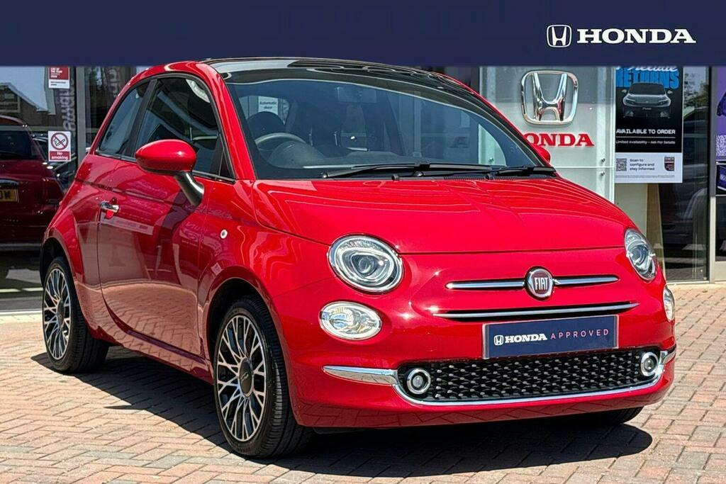 Fiat 500 1.0 Mhev Top Hatchback Red