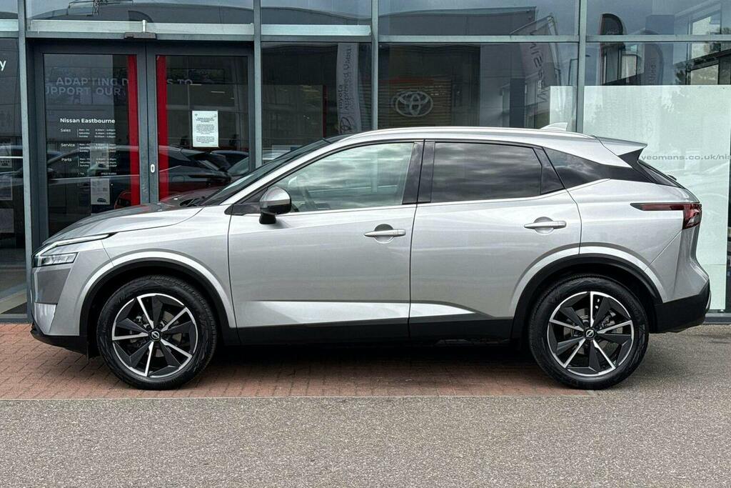 Nissan Qashqai 1.3 Dig T Mhev Tekna Suv Hybrid Xtron FX23YGJ Silver #6