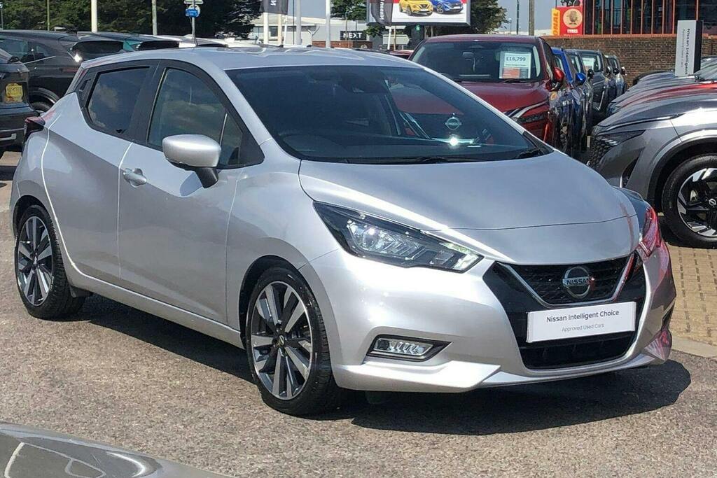 Nissan Micra 1.0 Ig T Tekna Hatchback Xtron Silver