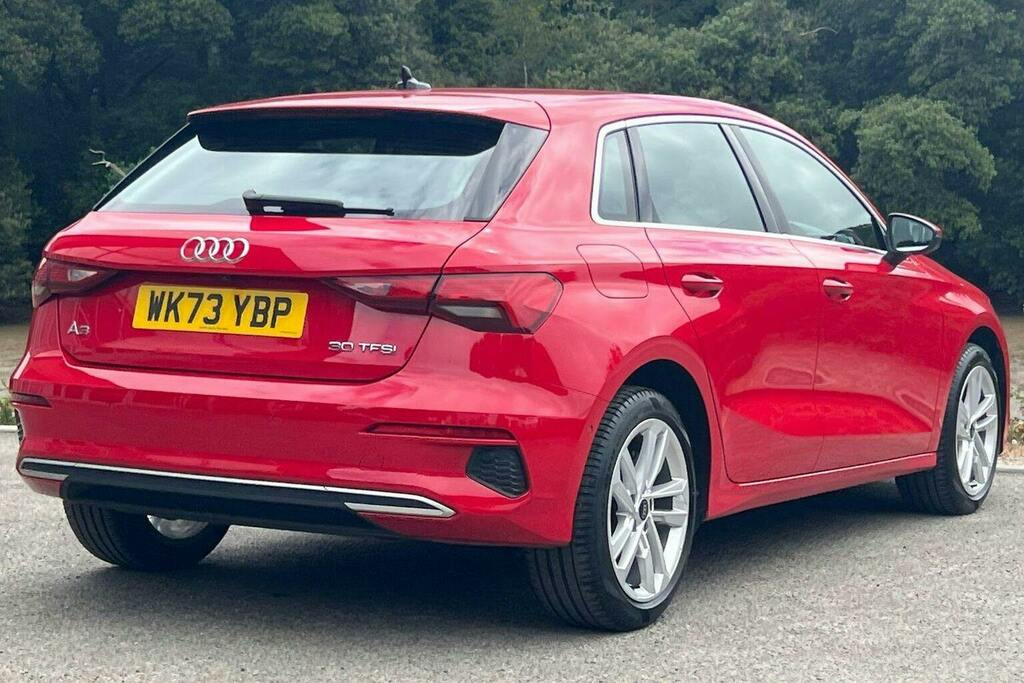 Audi A3 1.0 Tfsi 30 Sport Sportback S Tronic WK73YBP Red #3