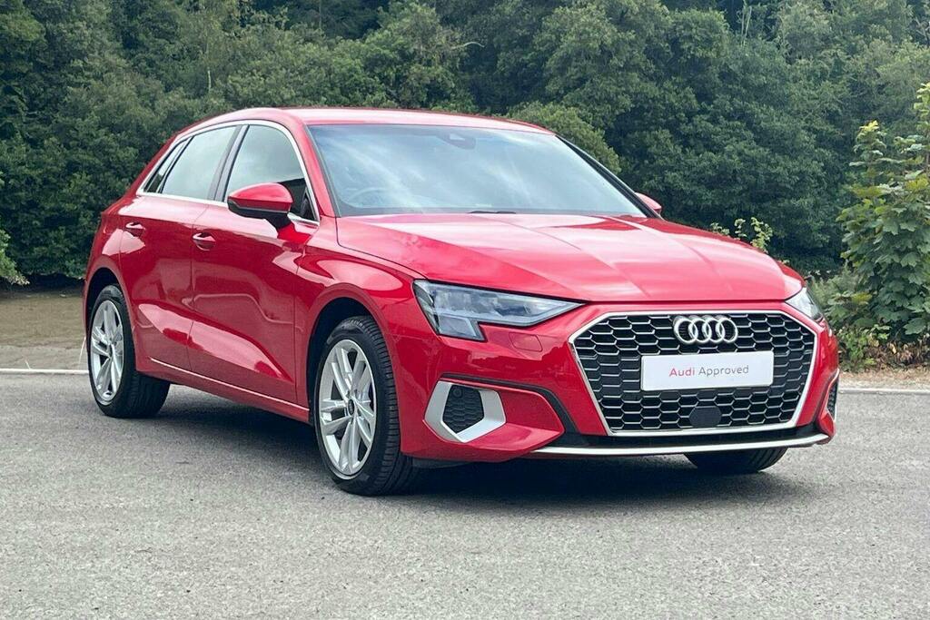 Audi A3 1.0 Tfsi 30 Sport Sportback S Tronic WK73YBP Red