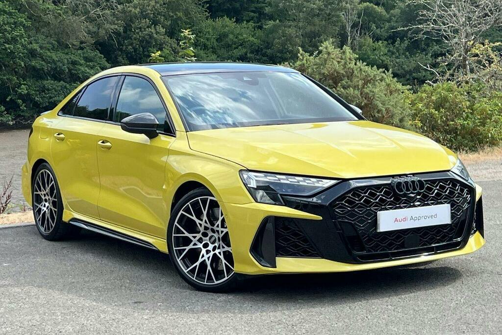 Audi RS3 2.5 Tfsi Carbon Vorsprung Saloon S Tron WL74EFH Yellow