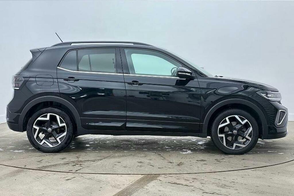 Volkswagen T-Cross 1.0 Tsi R-line Suv Dsg Black #4