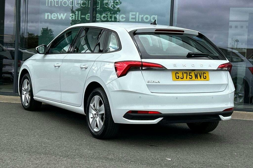 Skoda Scala 1.0 Tsi Se Edition Hatchback Dsg GJ75WVG White #5