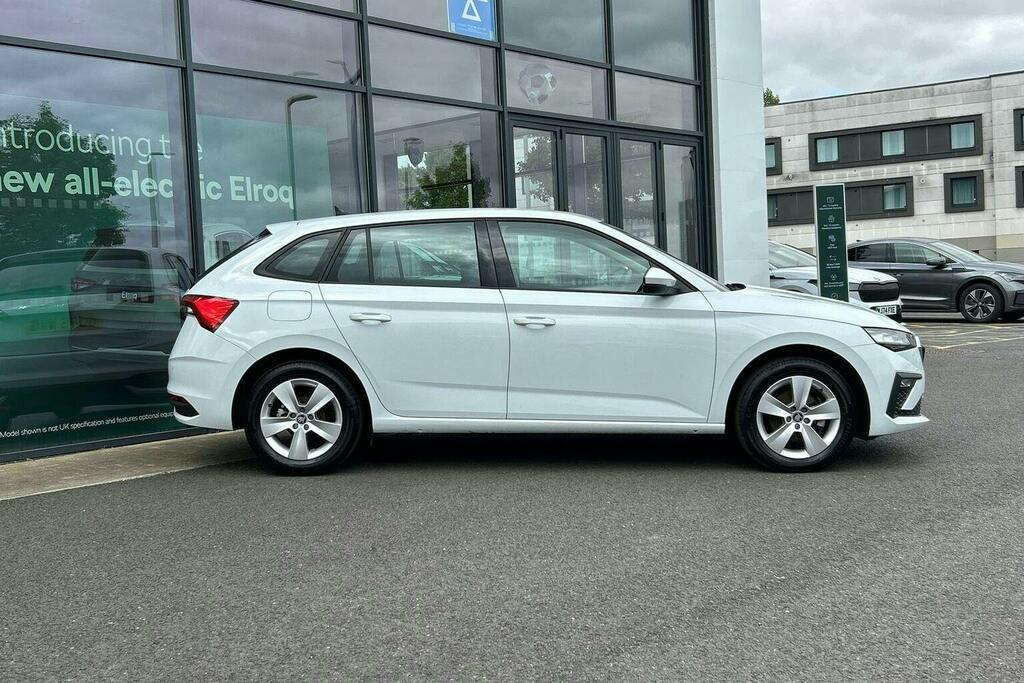 Skoda Scala 1.0 Tsi Se Edition Hatchback Dsg GJ75WVG White #2