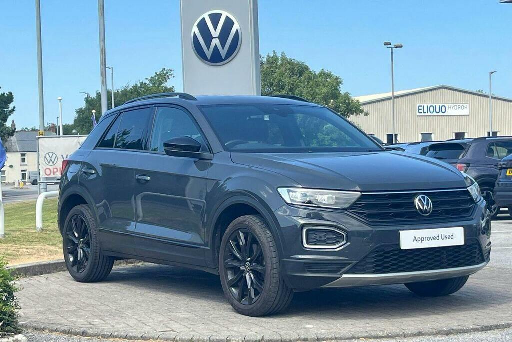 Volkswagen T-Roc 1.5 Tsi Evo Black Edition Suv Grey