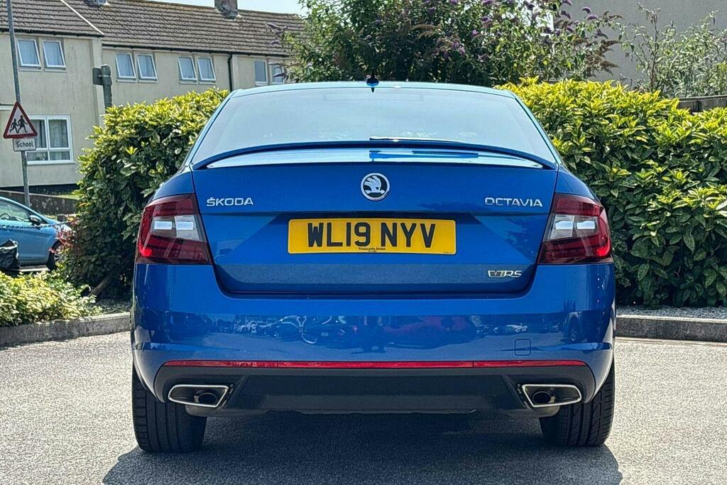 Skoda Octavia 2.0 Tsi Vrs Hatchback Blue #4