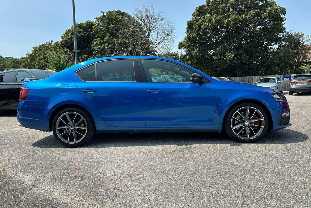 Skoda Octavia 2.0 Tsi Vrs Hatchback Blue #2
