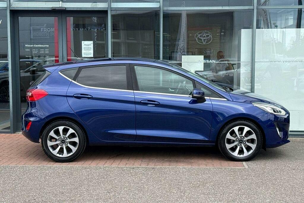 Ford Fiesta 1.0T Ecoboost Zetec Hatchback WT17LDO Blue #2