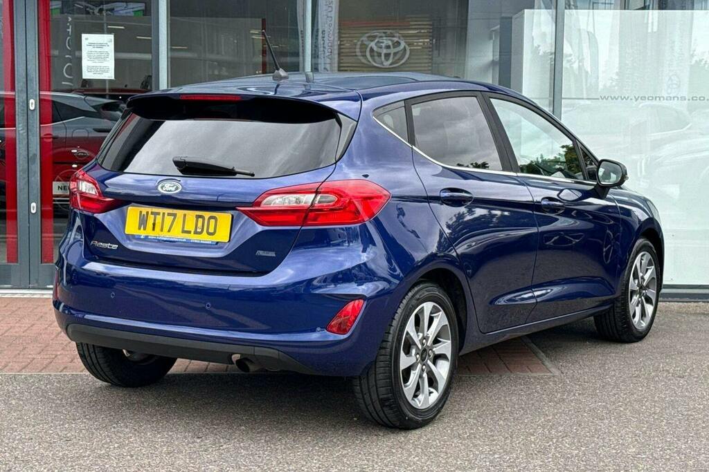 Ford Fiesta 1.0T Ecoboost Zetec Hatchback WT17LDO Blue #3