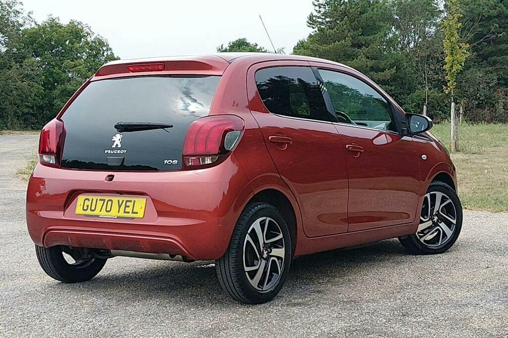 Peugeot 108 1.0 Collection Hatchback GU70YEL Red #3