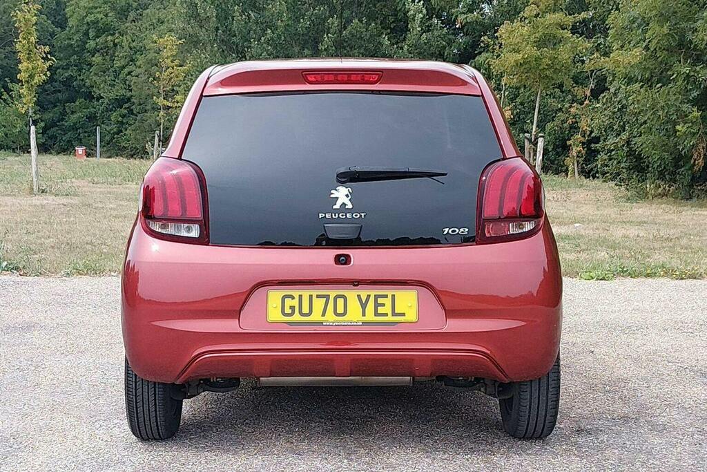Peugeot 108 1.0 Collection Hatchback GU70YEL Red #4