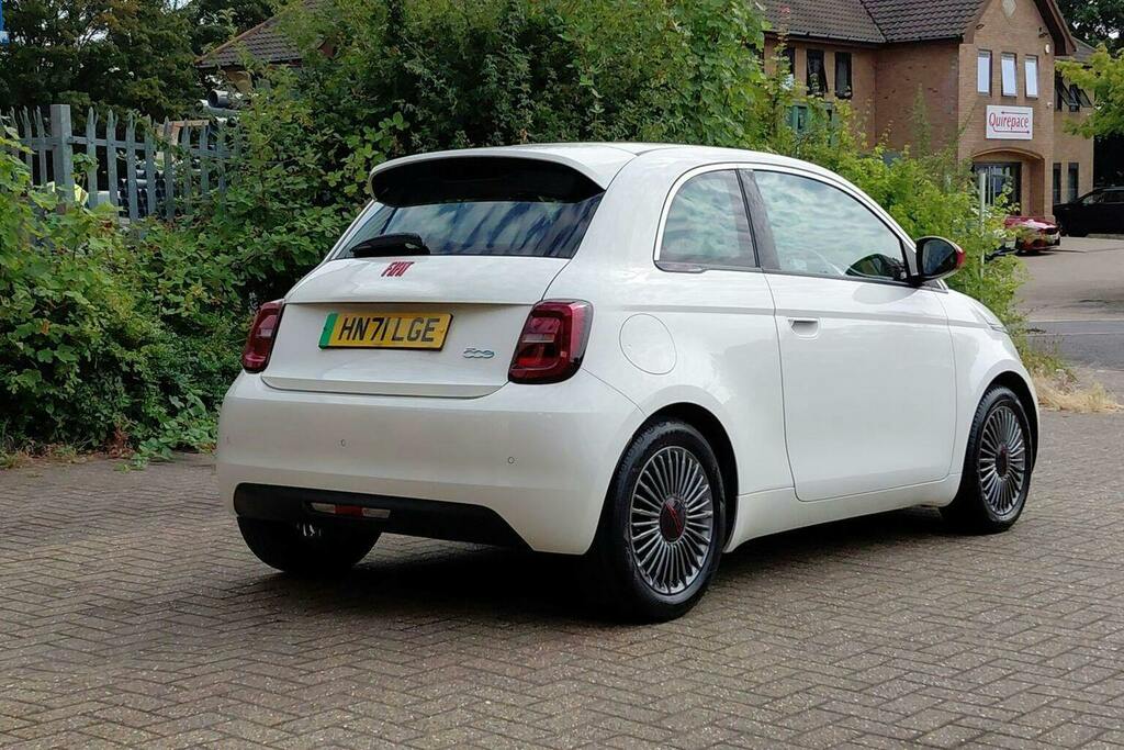 Fiat 500E 42Kwh Red Hatchback White #3