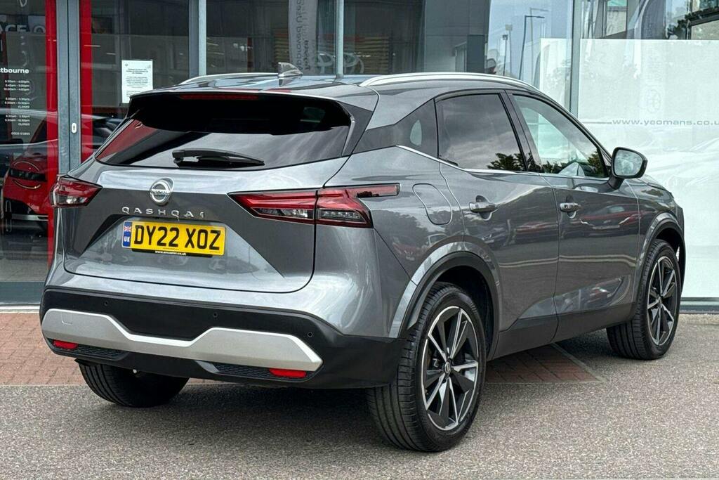 Nissan Qashqai 1.3 Dig T Mhev Tekna Suv Hybrid Xtron DY22XOZ Grey #3