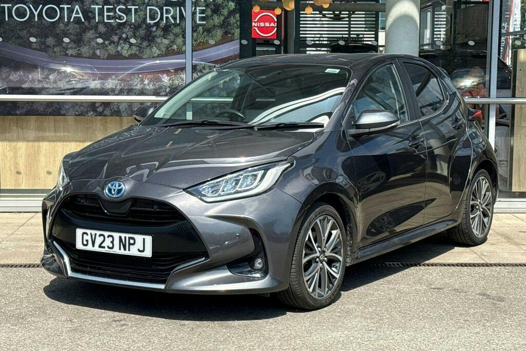 Toyota Yaris 1.5 Vvt H Excel Hatchback Hybrid E Cvt GV23NPJ Grey #3