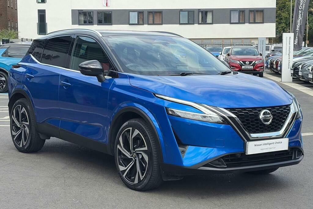 Nissan Qashqai 1.3 Dig T Mhev Tekna Plus Suv Hybrid Xt Blue