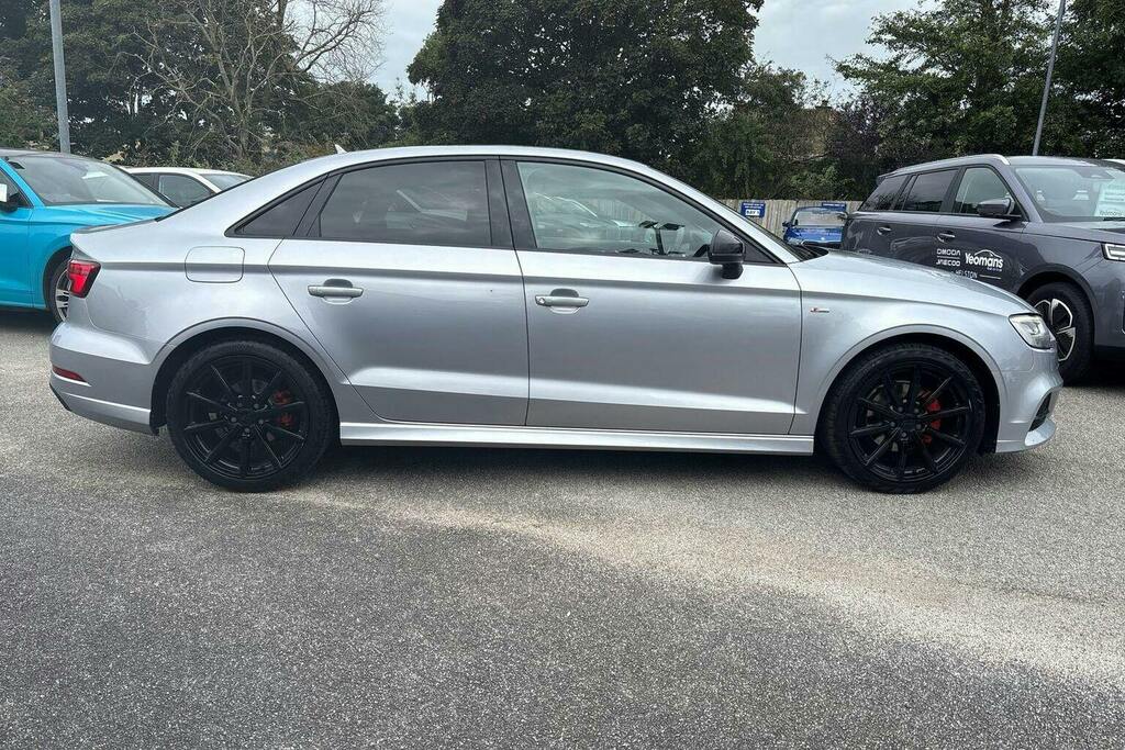Audi A3 1.4 Tfsi Cod Black Edition Saloon S Tro Silver
