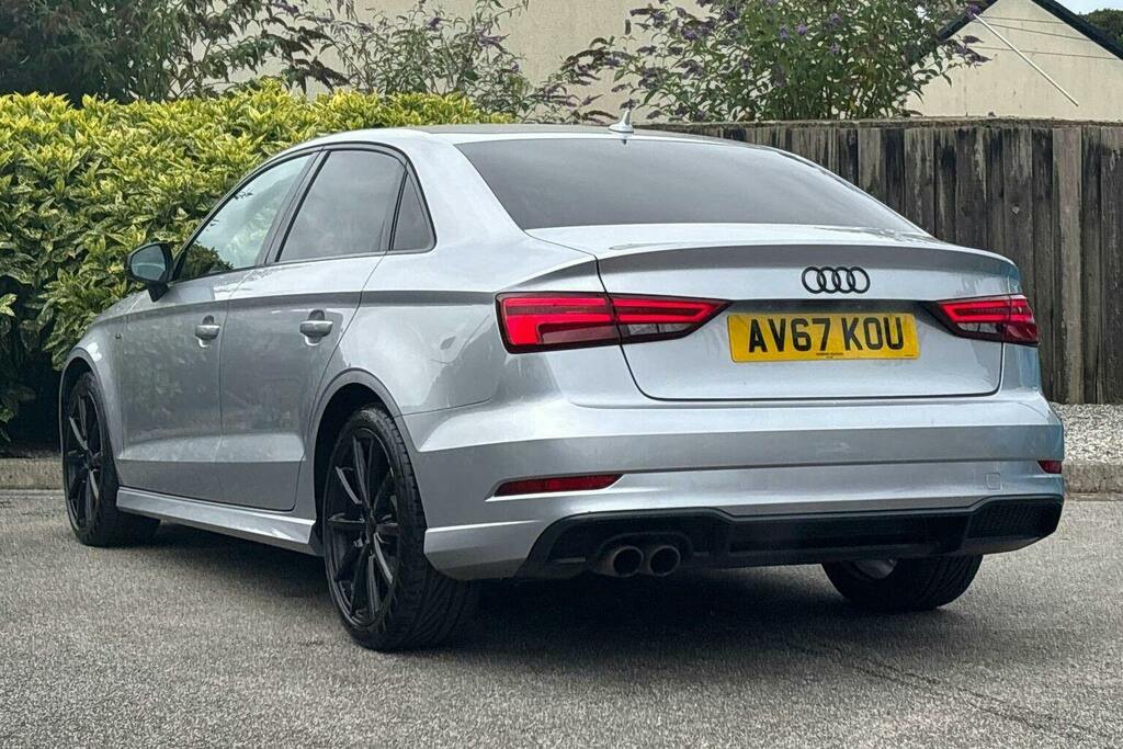 Audi A3 1.4 Tfsi Cod Black Edition Saloon S Tro AV67KOU Silver #4