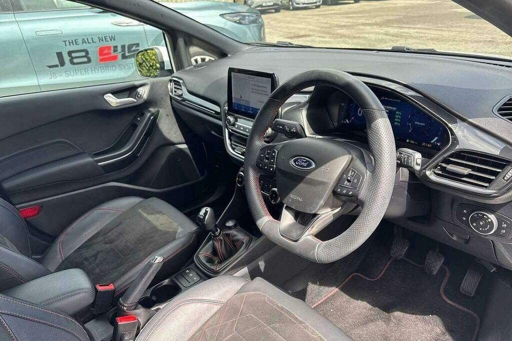 Ford Fiesta 1.0T Ecoboost Mhev St Line X Edition Hatchback White #6
