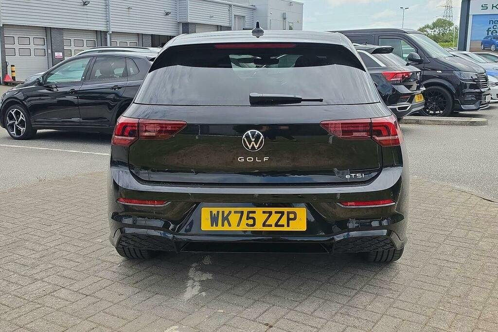 Volkswagen Golf 1.5 Etsi Mhev R-line Hatchback Hybrid D Black #4