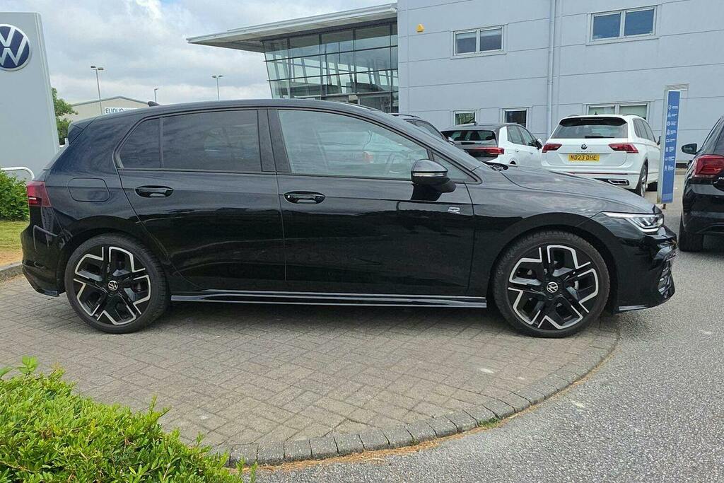 Volkswagen Golf 1.5 Etsi Mhev R-line Hatchback Hybrid D Black #2