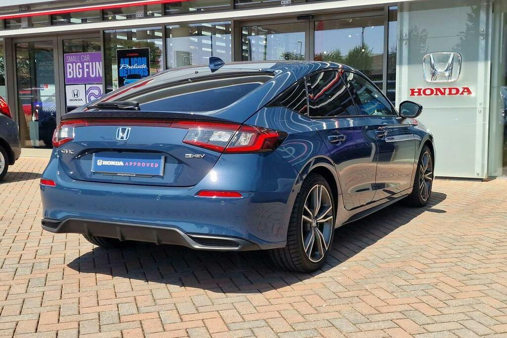 Honda Civic 2.0 H I Mmd Advance Hatchback Hybrid Ec Blue #3