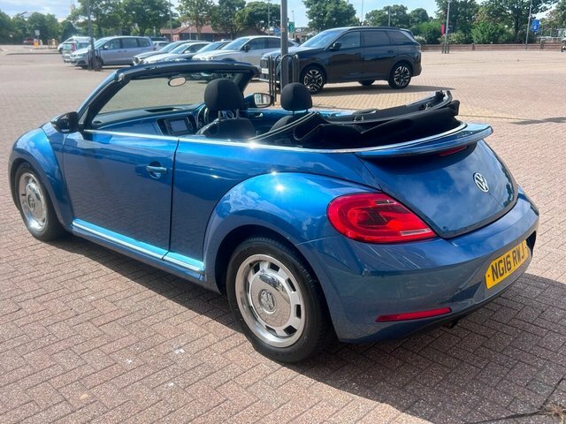 Volkswagen Beetle 2016 2.0 Tdi Bluemotion Tech Design Cabriolet Blue #6