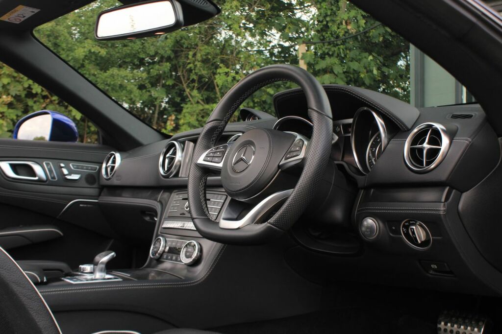 Mercedes-Benz SL Class 3.0 Sl400 V6 Amg Line Premium Roadster G-tronic Blue #5