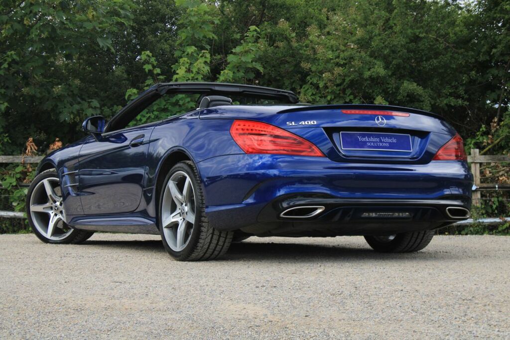 Mercedes-Benz SL Class 3.0 Sl400 V6 Amg Line Premium Roadster G-tronic Blue #3