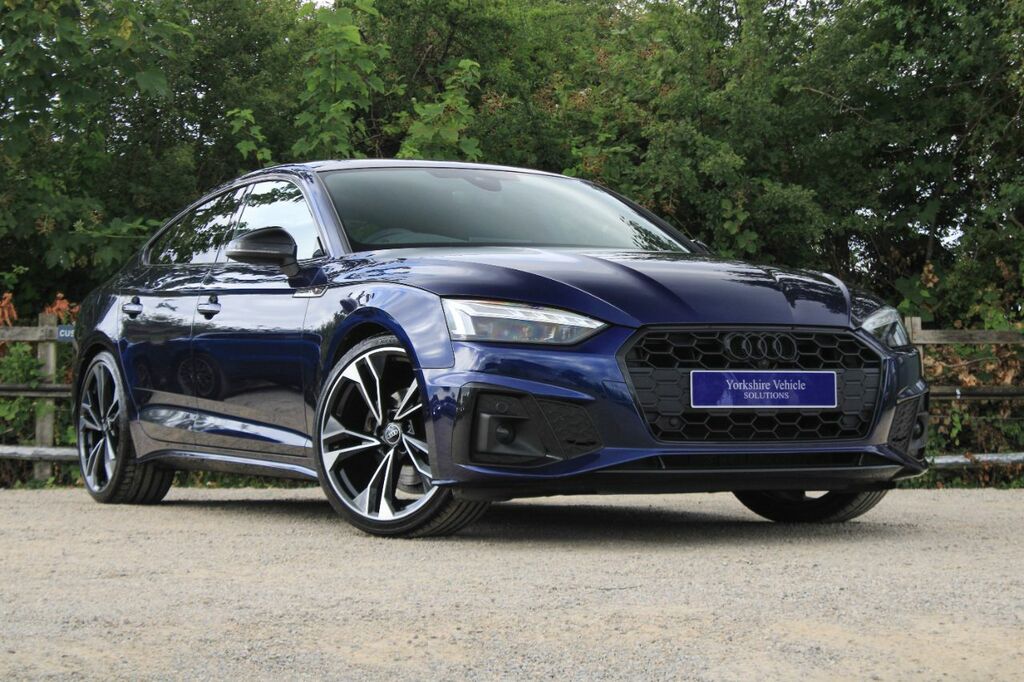Audi A5 2.0 Tdi 35 Black Edition Sportback S Tronic Euro 6 Blue