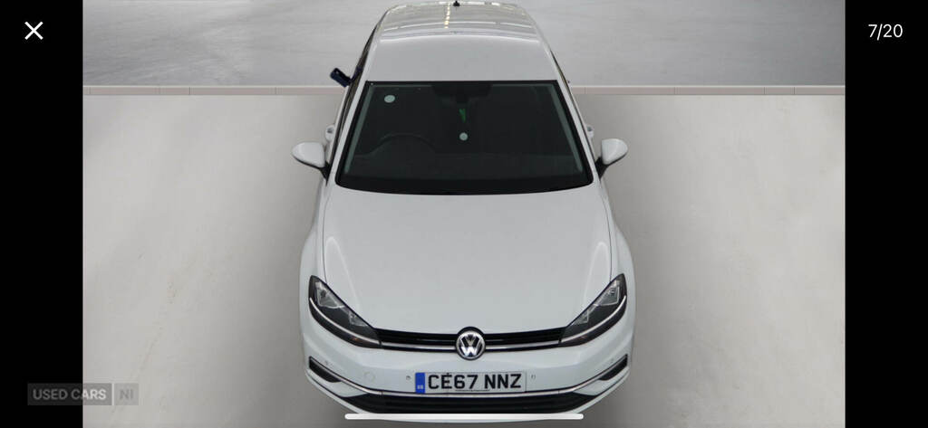 Volkswagen Golf 1.6 Tdi Se Nav White #4