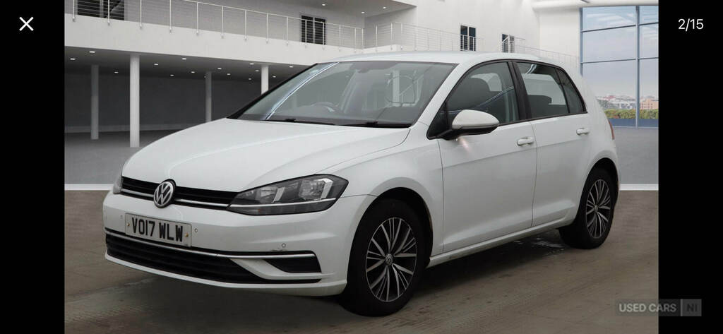 Volkswagen Golf 1.0 Tsi 110 Se Nav VO17WLW White #2