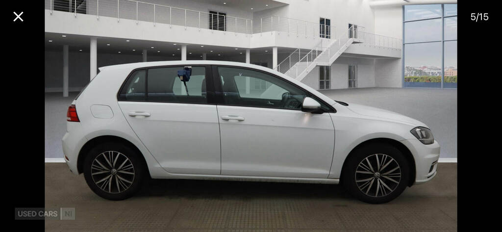 Volkswagen Golf 1.0 Tsi 110 Se Nav VO17WLW White #3