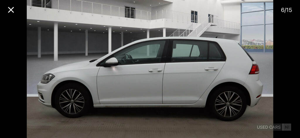 Volkswagen Golf 1.0 Tsi 110 Se Nav VO17WLW White #4