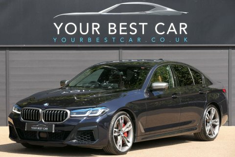 BMW 5 Series 4.4 M550i Xdrive Black #4