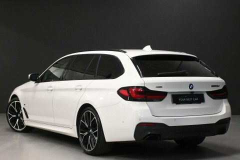 BMW 5 Series 2.0 520D Xdrive White #2