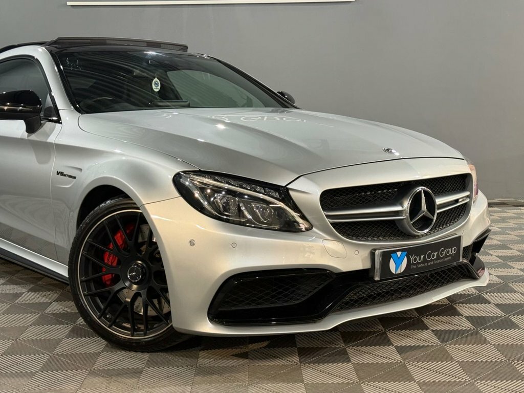 Mercedes-Benz C Class 4.0 C63 V8 Biturbo Amg S Premium Coupe Petro Silver #4
