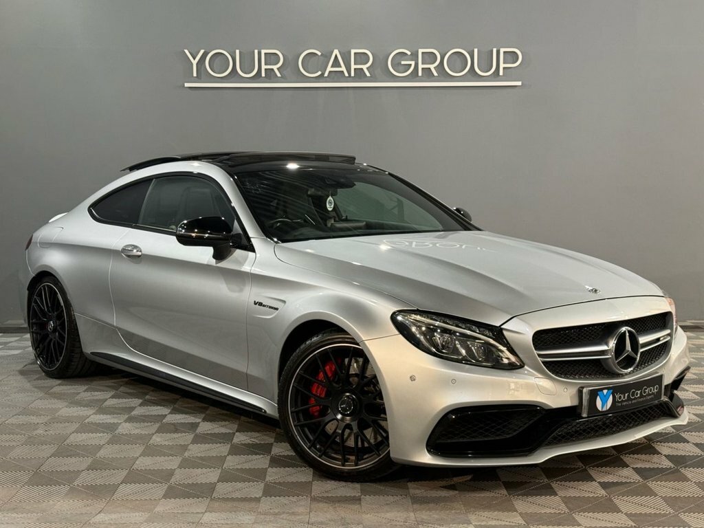 Mercedes-Benz C Class 4.0 C63 V8 Biturbo Amg S Premium Coupe Petro Silver