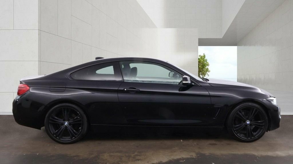 BMW 4 Series Gran Coupe 2L Sport Black #4