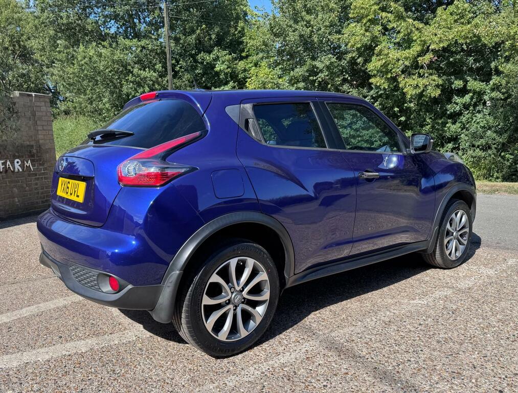 Nissan Juke 1.6 Tekna Xtron Euro 6 YX16UVL Blue #4