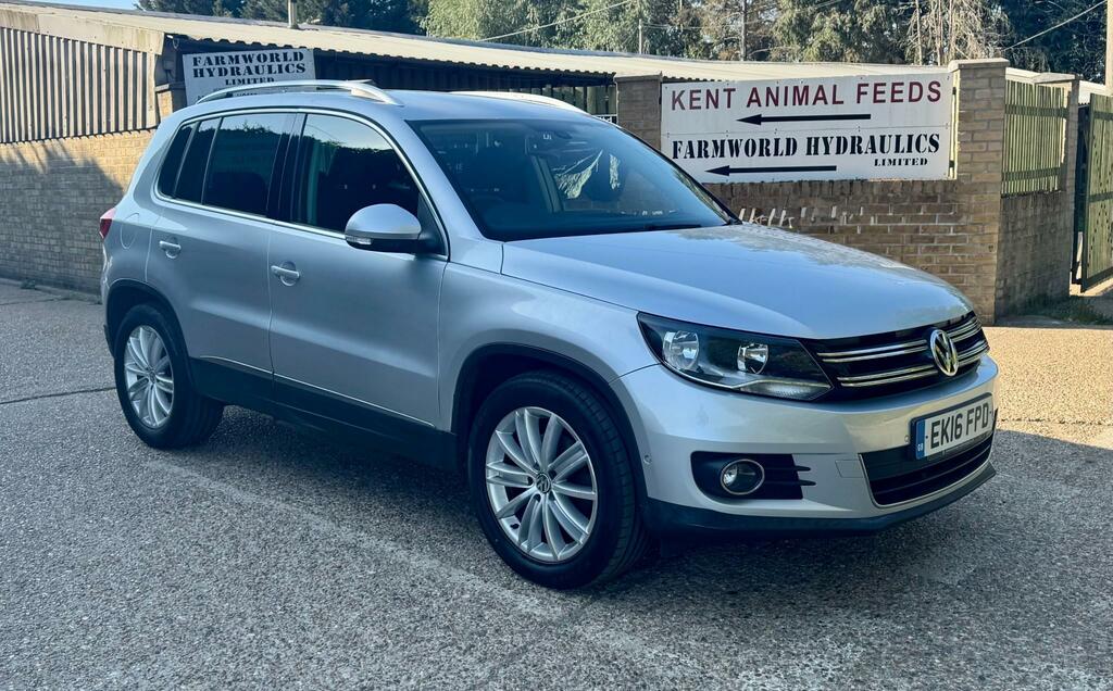 Volkswagen Tiguan 2.0 Tdi Bluemotion Tech Match Edition Suv EK16FPD Silver #3