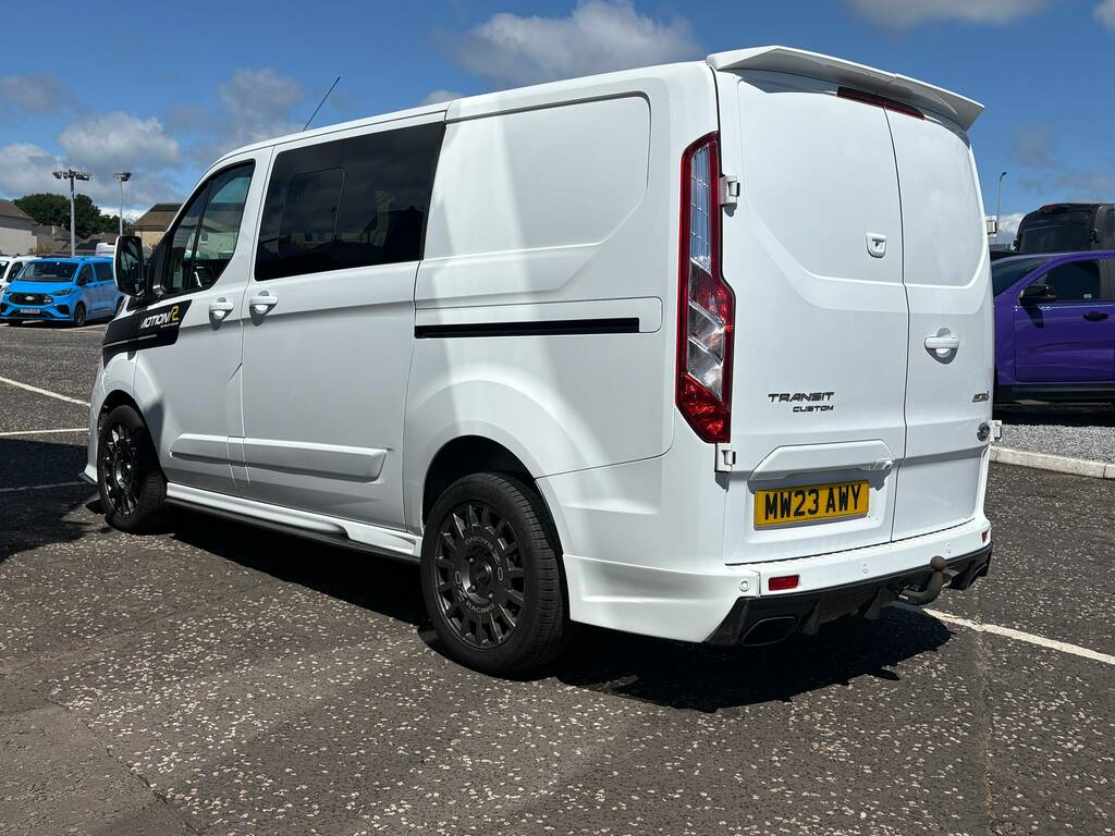Ford Transit Custom 320 2.0 Ecoblue 170Ps L1 Dcab Motion R MW23AWY White #2