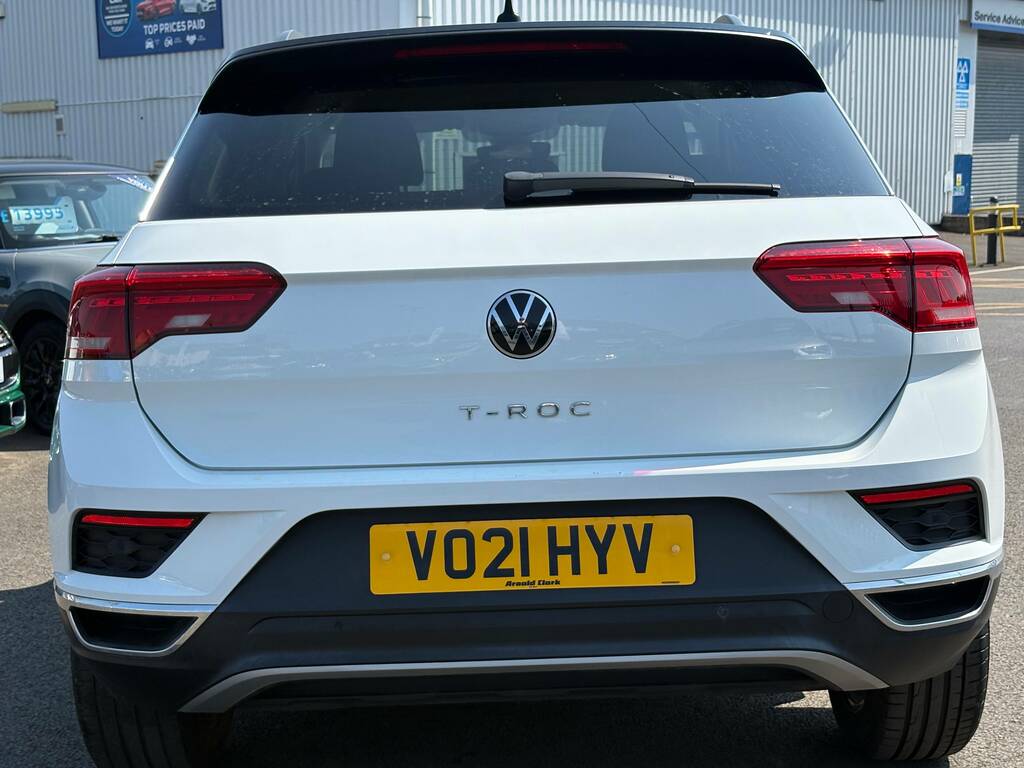 Volkswagen T-Roc 1.0 Tsi Design Suv Euro 6 Ss VO21HYV White #6