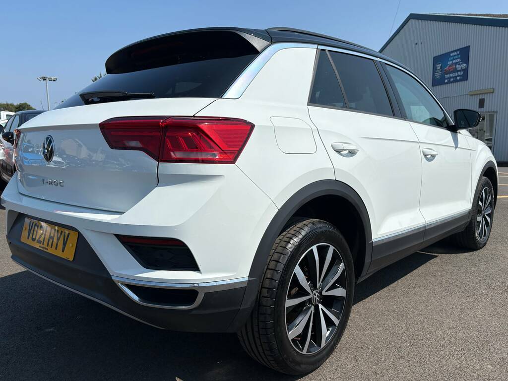 Volkswagen T-Roc 1.0 Tsi Design Suv Euro 6 Ss VO21HYV White #5