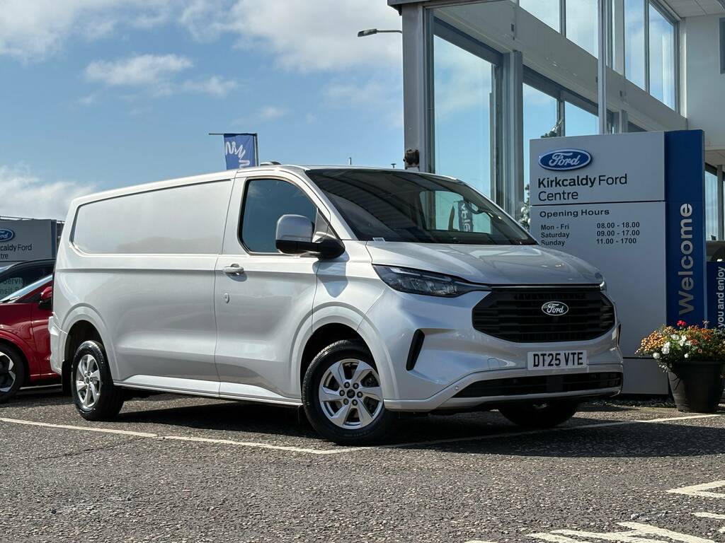 Ford Transit Custom 300 Tdci 136 L2h1 Limited Ecoblue Lwb Low Roof Fwd Grey #1
