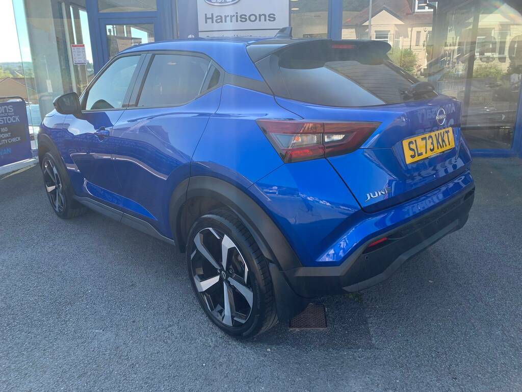 Nissan Juke 1.0 Dig-t Tekna SL73KKT Blue #3