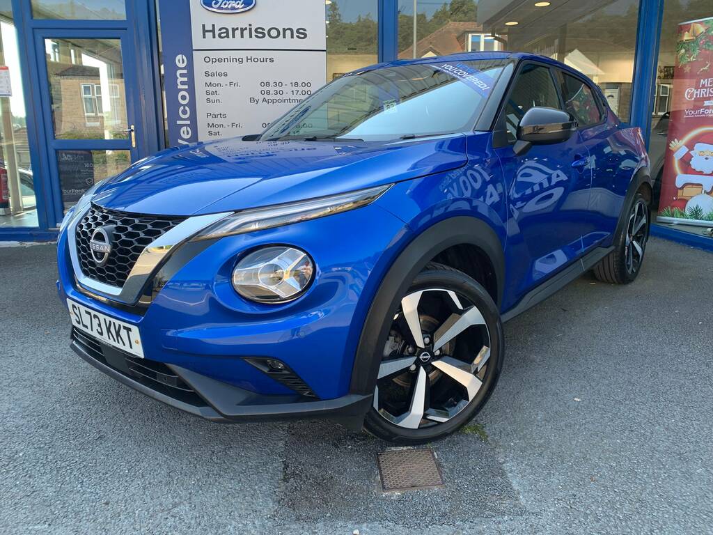Nissan Juke 1.0 Dig-t Tekna SL73KKT Blue #2