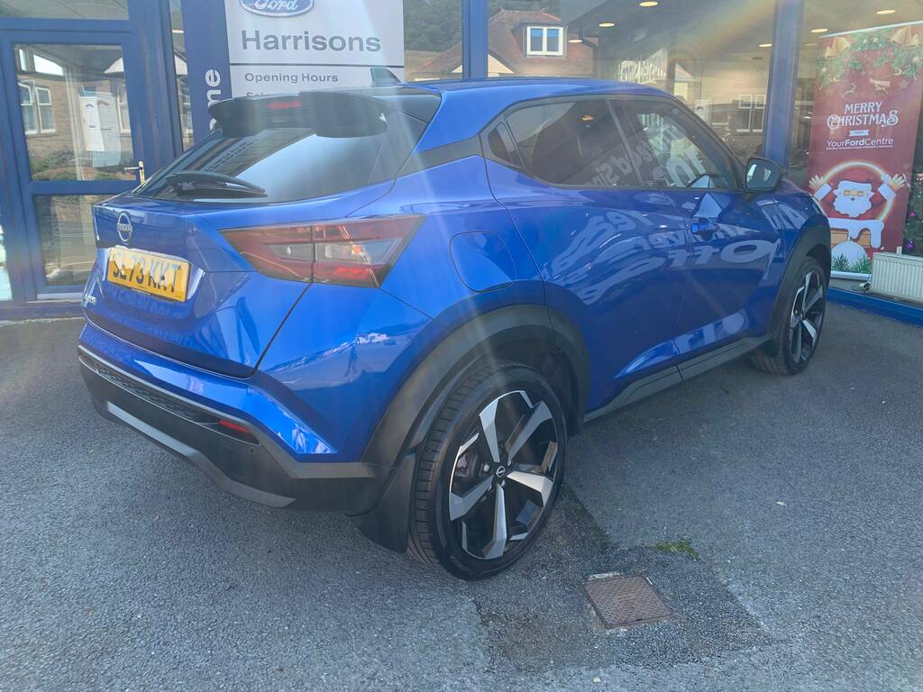 Nissan Juke 1.0 Dig-t Tekna SL73KKT Blue #4