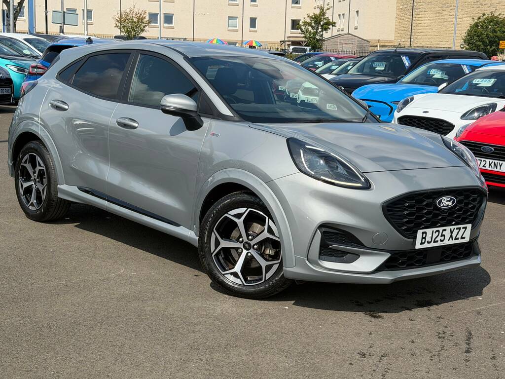 Ford Puma 1.0 Ecoboost Hybrid Mhev St-line BJ25XZZ Silver